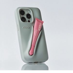 RHODE Phone Lip Case iPhone 14 Pro Max Hailey Bieber Gray Silicone